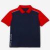 RED BLUE CUT & SEW POLO