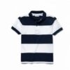 NAVY & WHITE STRIPE POLO