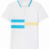 WHITE & SKY NAVY POLO