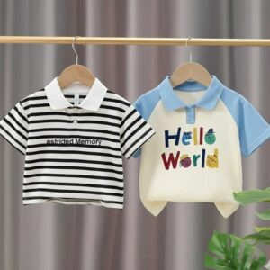 Stylish Cotton Kids Polo 2 Pcs Combo for Boys- SSKC-503