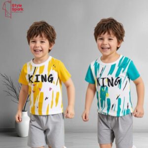 Stylish Cotton Kids Polo 2 Pcs Combo for Boys- SSKC-512