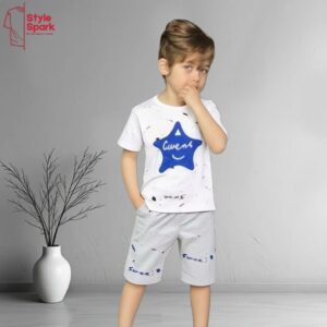 Stylish Cotton Kids Tshirt set for Boys- SSBS-312
