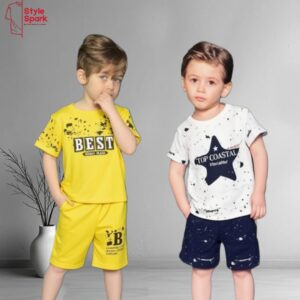 Stylish Cotton Kids Polo 2 Pcs Combo for Boys- SSKC-513